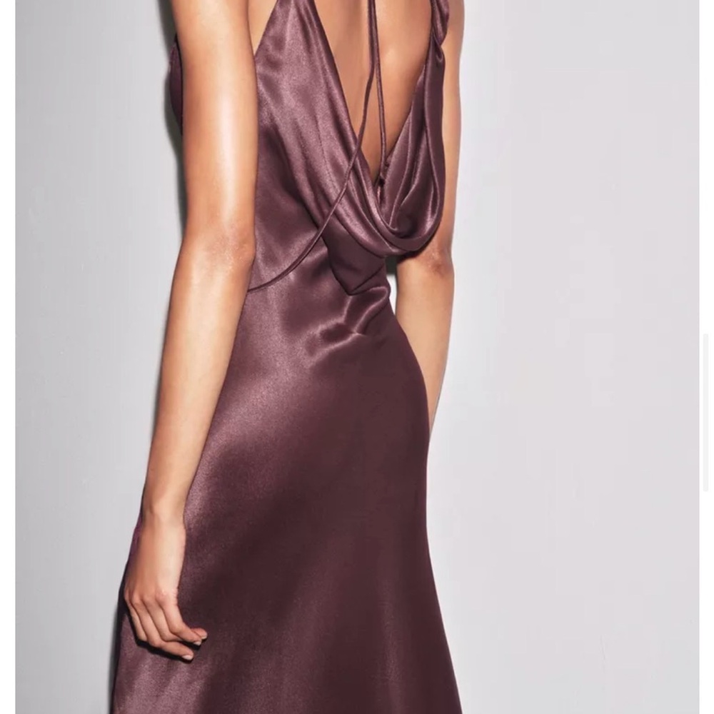 ZW COLLECTION SATIN LONG DRESS - Picture 5 of 8